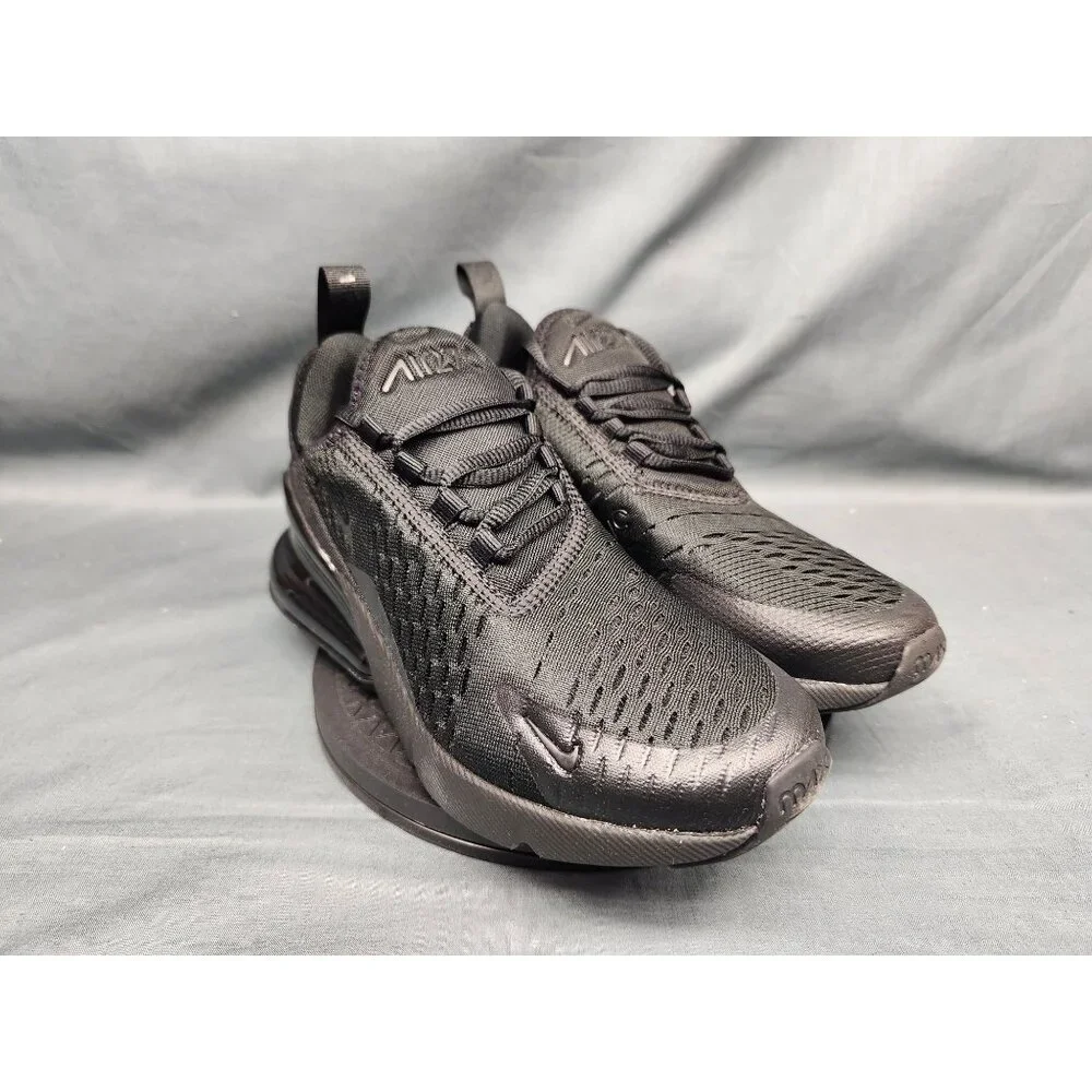 Nike Boys Air Max 270 (GS) Sneakers Mesh Triple Black Size 4Y NEW IN BOX! - Picture 10 of 12